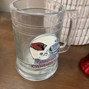 Arizona Cardinals NFL logo glass beer mug Football